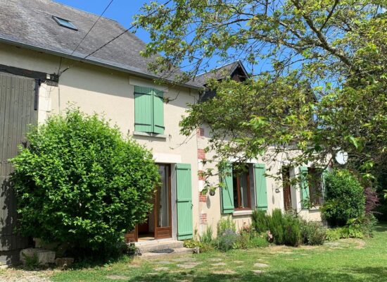 De verbouwde oude boerderij